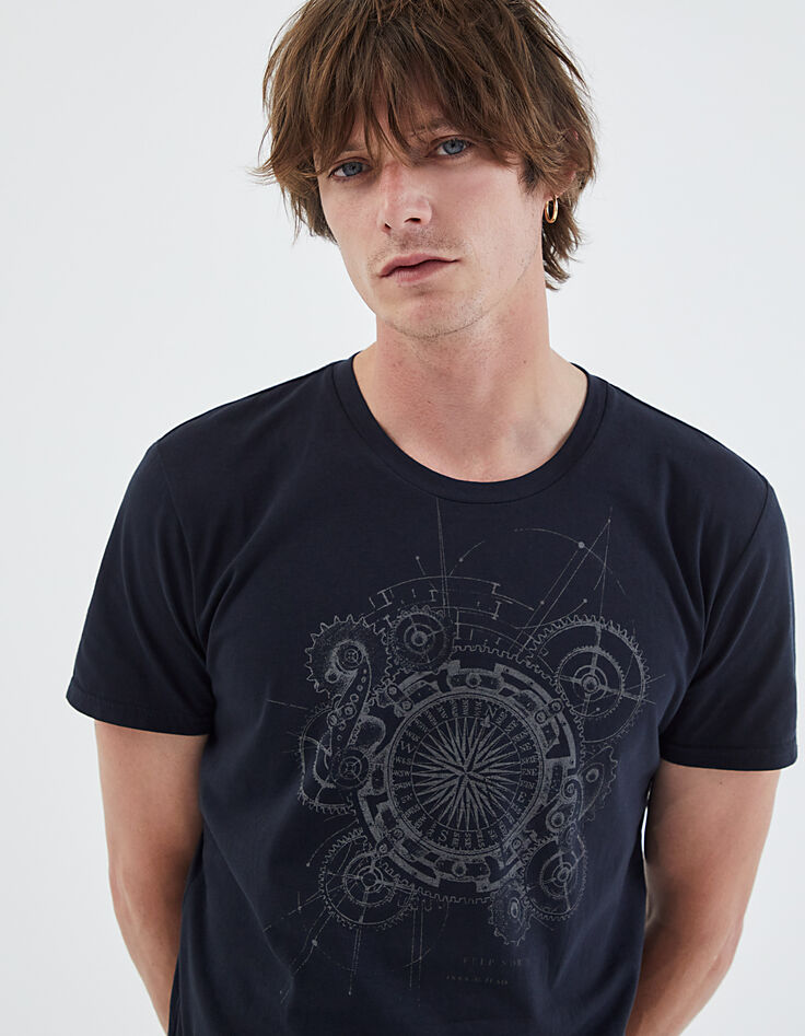 Tee-shirt marine visuel boussole Homme-4 Tee-shirt marine visuel boussole Homme-4