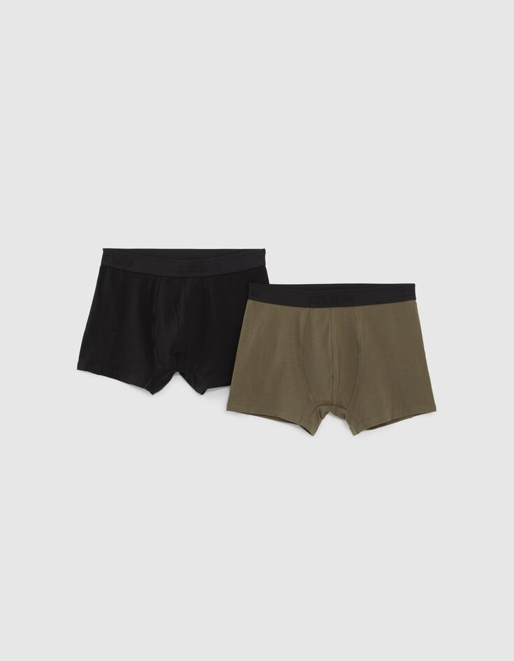 Boxers caqui y negro hombre-1
