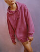 Sudadera rosa felpa capucha Hombre-8