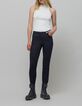 Vaqueros 7/8 slim azul negro powerstretch con tachuelas-4