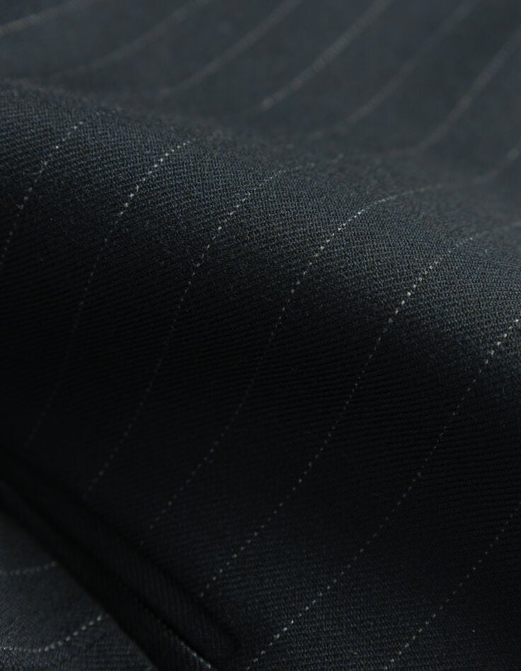Marineblauwe blazer large fit pinstripes Dames-8 Marineblauwe blazer large fit pinstripes Dames-8