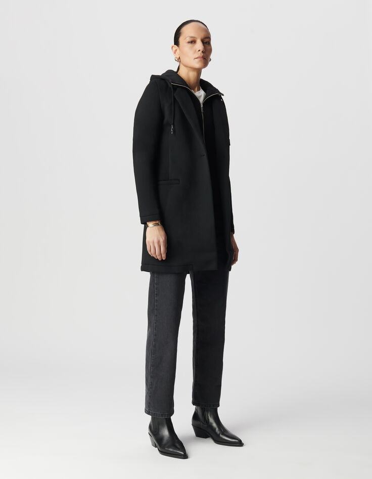 Women's neoprene coat-1