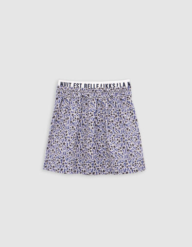 Falda crudo algodón estrellas rayos niña - IKKS