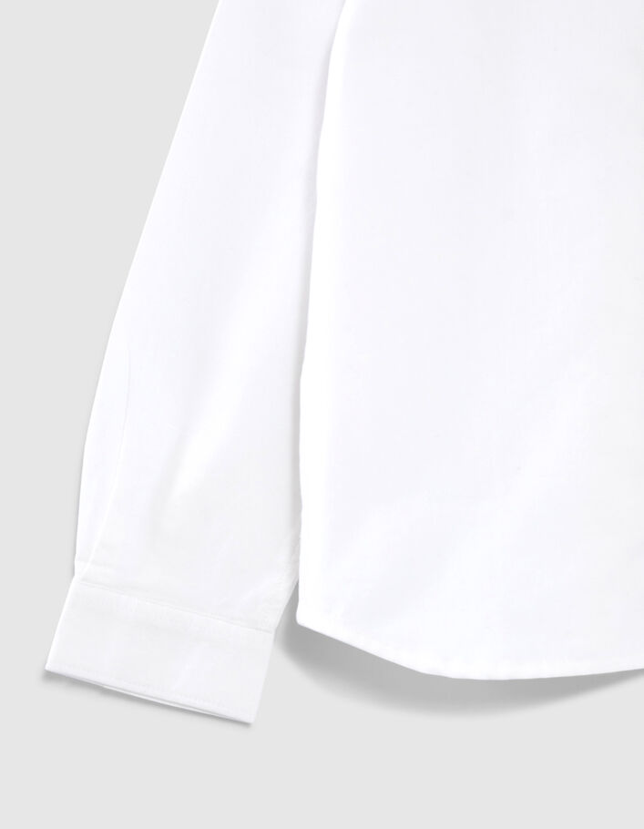 Weißes Jungenfesttagshemd mit Einstecktuch - IKKS