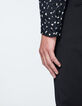 Schwarzes SLIM-Herrenhemd mit Paris-Motiven-6