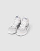 Women’s silver leather IKKS X DIADORA trainers-2