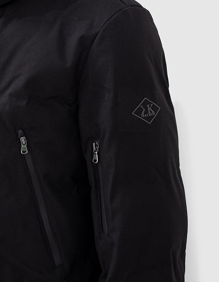 Doudoune longue noire WATERPROOF BREATHABLE Homme-4
