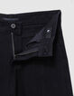 Zwarte wijde jeans voor jongens-5
