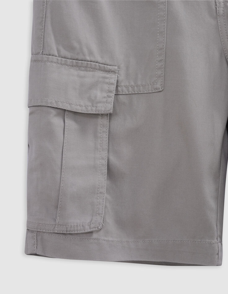 Bermuda RELAXED gris forme battle garçon-7