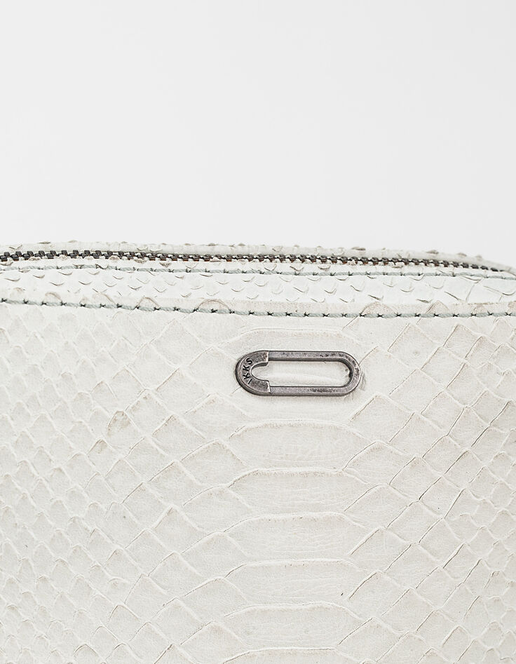 Damenledertasche, The Small Messenger, Schlangenhautfinish-3
