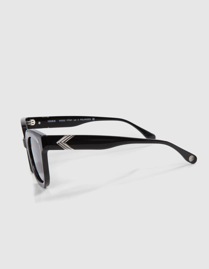 Schwarze Damensonnenbrille im Oversize-Schmetterlingsstil - IKKS