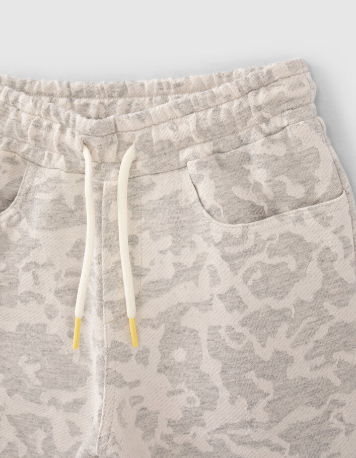 Bermudas gris camuflaje niño - IKKS