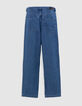 Jean droit medium blue 7/8e Femme-2