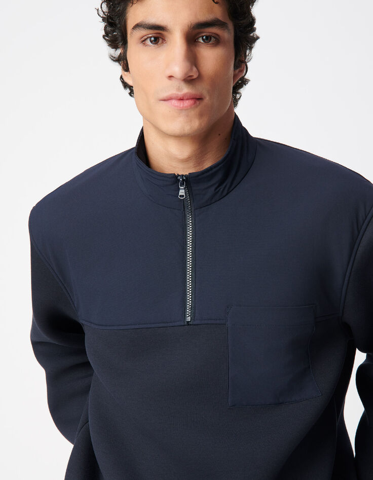 EASY CARE Zweilagen-Sweatshirt f&uuml;r Herren, marineblau-4