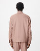 Veste de costume rose lin m&eacute;lang&eacute; Homme-3