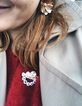 Broche nuage or pailleté TENDRE CACTUS -3