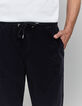 Zwarte corduroy joggingbroek voor heren-4