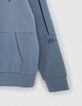 Sweat bleu &agrave; col camionneur gar&ccedil;on-4
