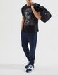 Jogpant SLIM marino con cremallera bajos DRY FAST Hombre-1