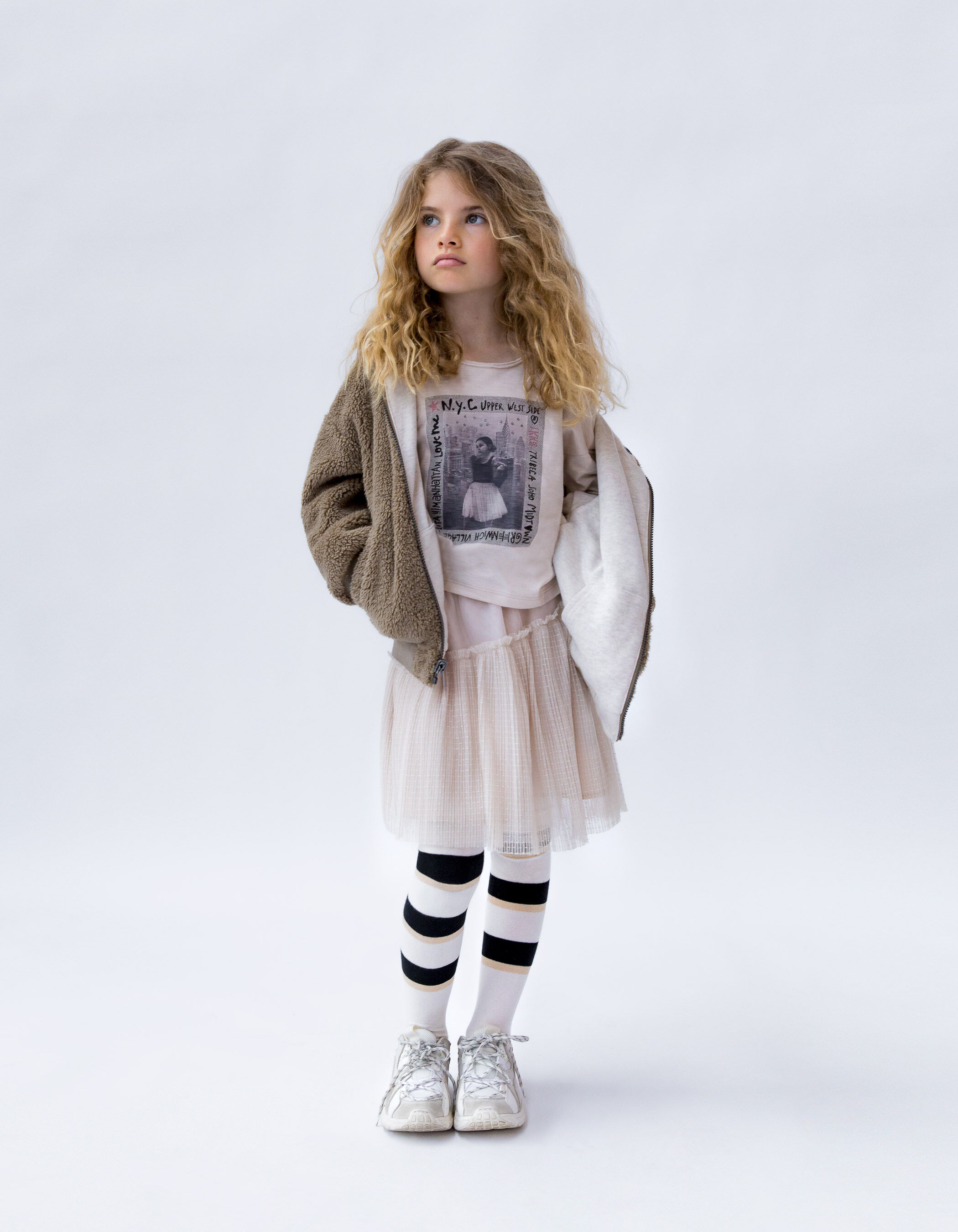 Jupe 2025 beige fille