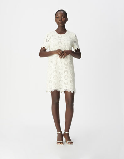 Wei&szlig;es Spitzenkleid - IKKS