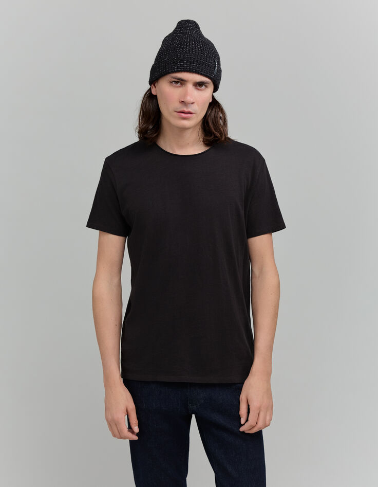 Herren T-Shirt brauner Bio-Baumwolle von L'Essentiel-1