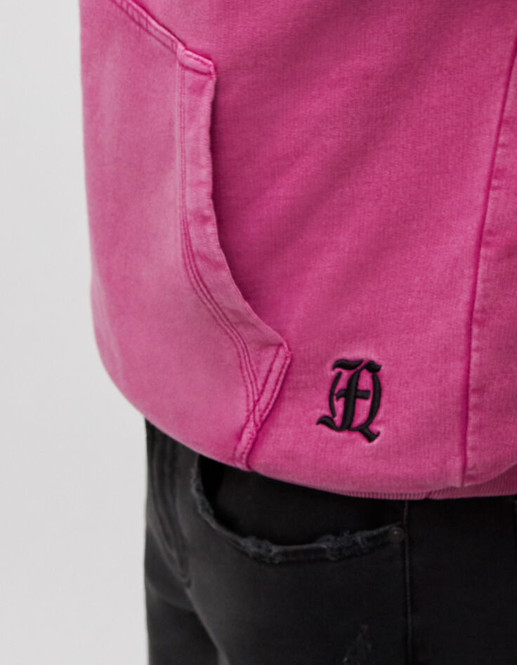 Sudadera rosa felpa capucha Hombre-5