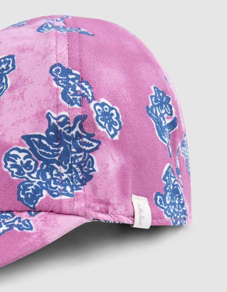 Wendeschirmmütze mit doppeltem Print für Babymädchen-4