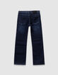 Boys’ raw blue straight jeans-5