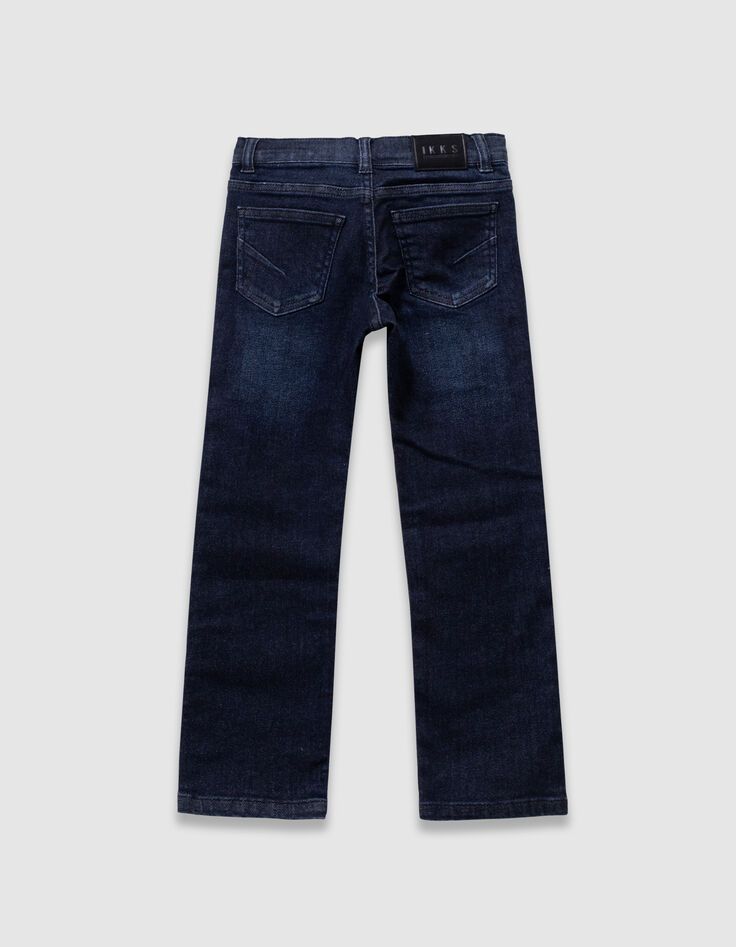 Boys’ raw blue straight jeans-5