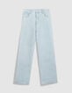 Women's Chisa blue wide-leg jeans-5