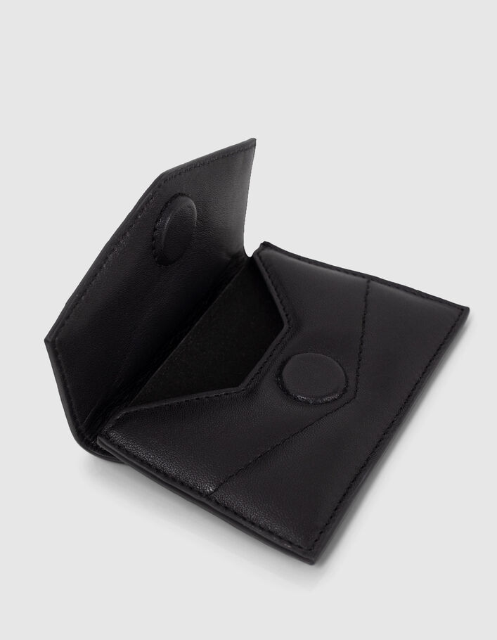 Porte carte en cuir SHAPM00196 Noir - Tous les Accessoires