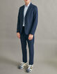 Veste de costume marine seersucker Homme-7