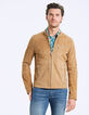 Hellbraune Herren-Velourslederjacke-3