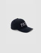 Men's embroidered corduroy navy cap-5