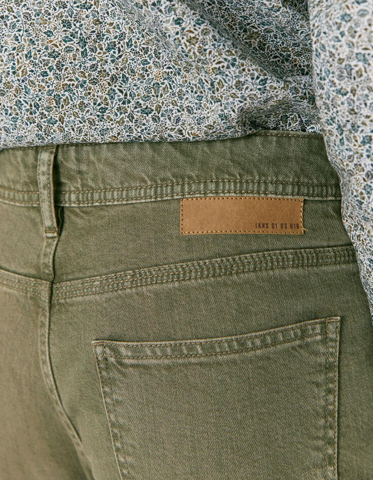 Men’s faded khaki SLIM jeans-4