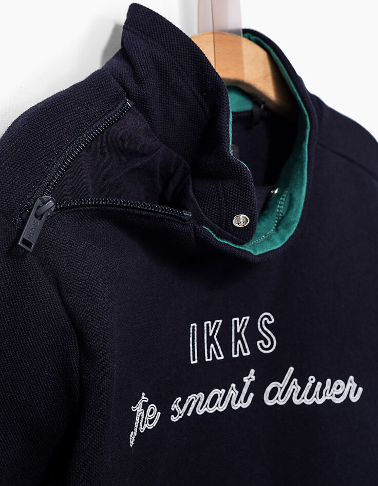 Boys' piqué sweatshirt-4