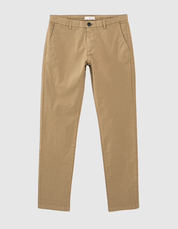 Men’s beige slim chinos-6