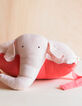 Cojín doudou rosa y naranja lino lavado GABRIELLE PARIS-2