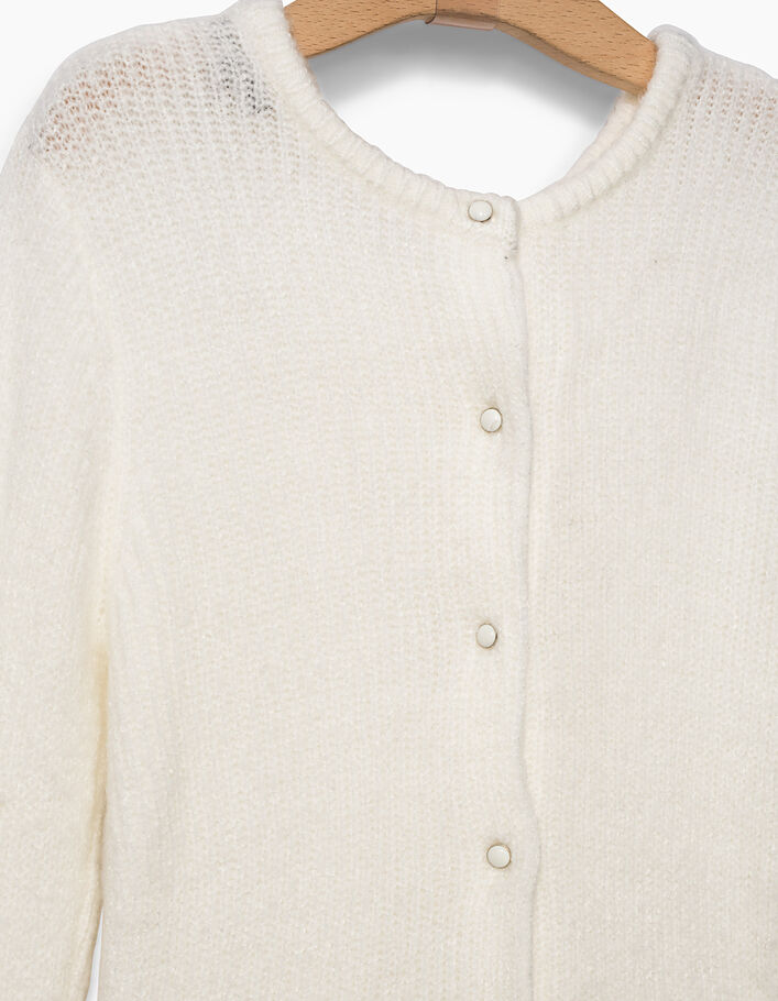 Girls' white sweater - IKKS