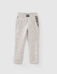 Pantalón jogging gris jaspeado medio SPORT LAB niño -1