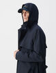 Herren-Trenchcoat, marineblau, Nylon, WATERPROOF-5