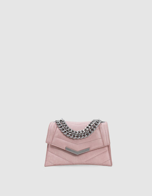 THE 1. bolso SEASONALS bolso de cuero acolchado rosa Talla S Mujer - IKKS