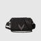Women’s black checkerboard woven leather TORINO 111 bag - IKKS image number 0