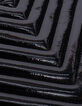 Women's 1440 Reporter clutch bag in black leather-6