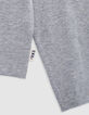 Girl’s grey T-shirt with diamante lightning and moons-6