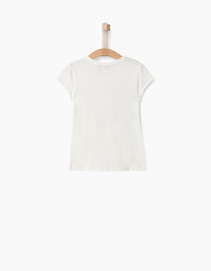 Tee-shirt à sequins réversible fille-5