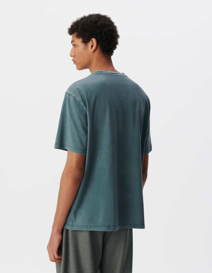 Men's faded-look storm organic cotton T-shirt-5 Men's faded-look storm organic cotton T-shirt-5
