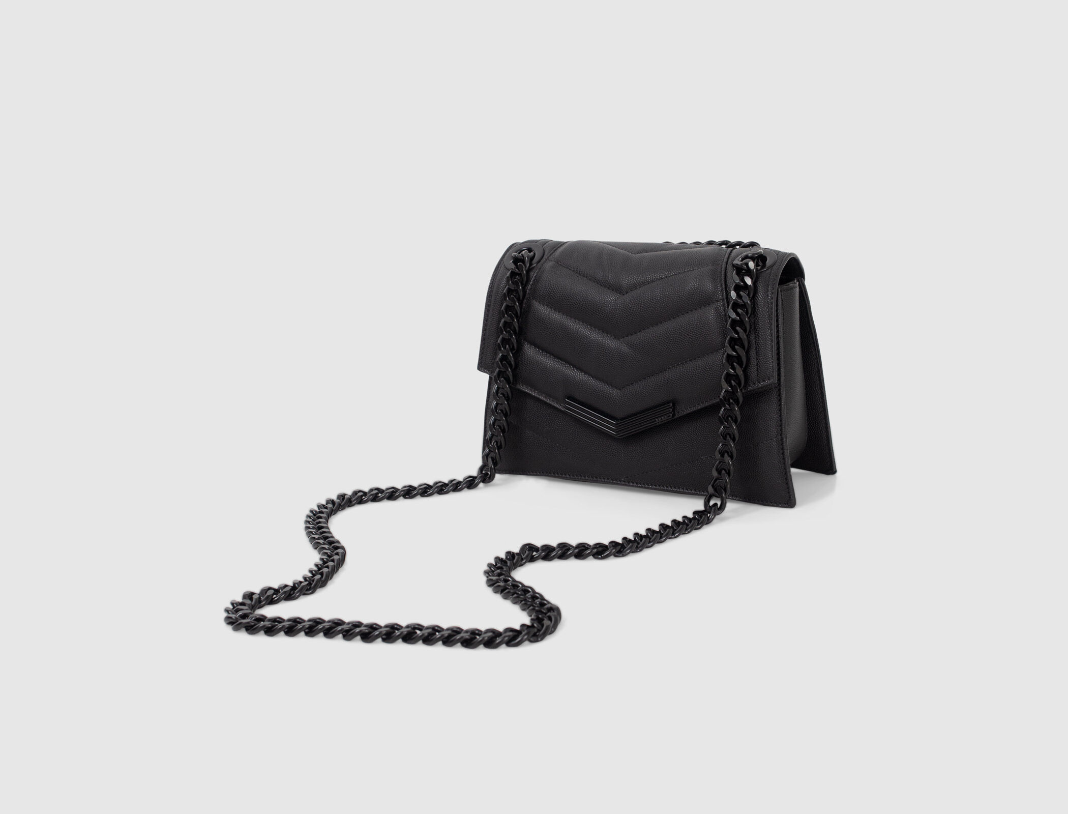 Women s black caviar leather THE 1 bag Size S