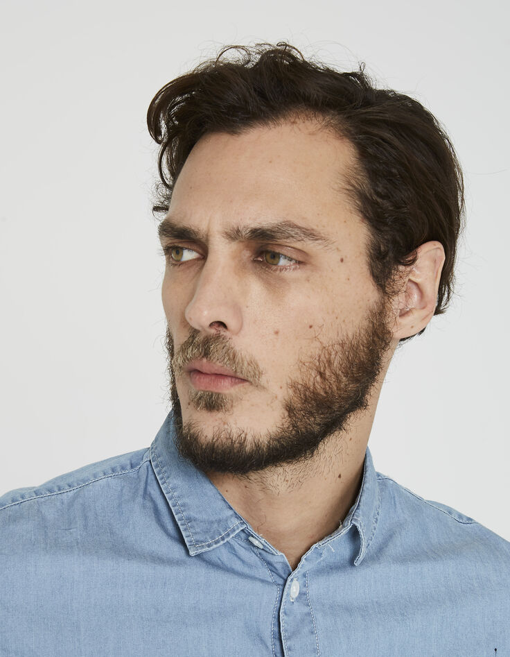 Chemise denim homme-4